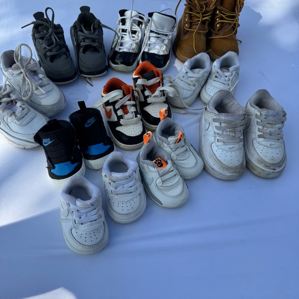 Assorted Baby and Toddler Shoes Collection Sz 1C-5M